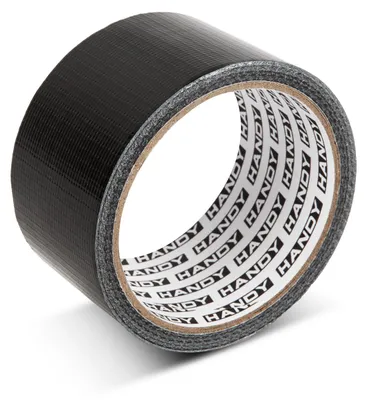 Produktbild von Verstärktes Gewebeband Schwarz 10 m × 48 mm – Handreißbares, starkes Gewebeband mit Faserverstärkung [11081A]