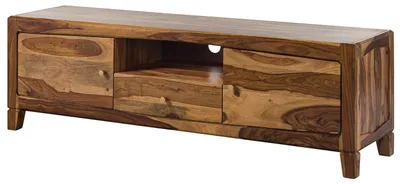Immagine prodotto di MASSIVMOEBEL24 | ANCONA #110 Mobile TV in legno di sheesham - laccato / marrone 175x45x55