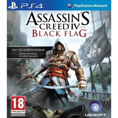 Produktbild von Ubisoft Assassins Creed 4 Black Flag, PS4, PlayStation 4, Action/Abenteuer, M (Reif)