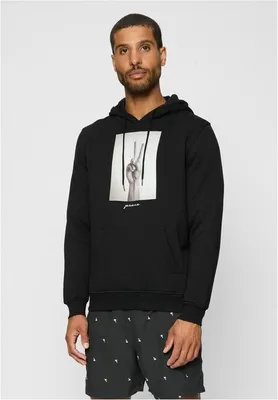 Productafbeelding van Herenhoodie Mr. Tee Peace Sign, zwart - maat S