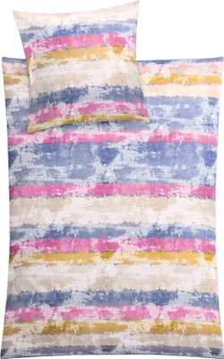 Produktbild von Kleine Wolke Bettwäsche Satin JARVEN Multicolor 155 x 220 cm und 80 x 80 cm