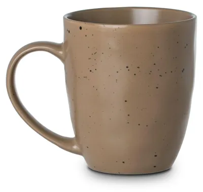 Produktbild von Estia | Kaffeebecher - Porzellanbecher 440ml -  Teebecher - Becher - braun - Dekobecher - aus Porzellan