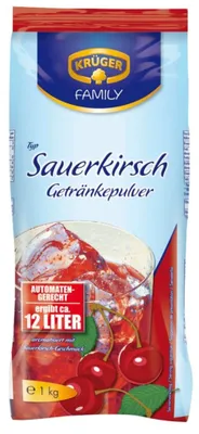Image de Poudre pour boisson Krüger à la griotte 1kg