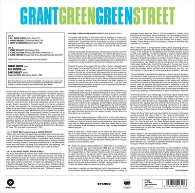 Zdjęcie produktu dla Grant Green - Green Street (Reissue) (LP)