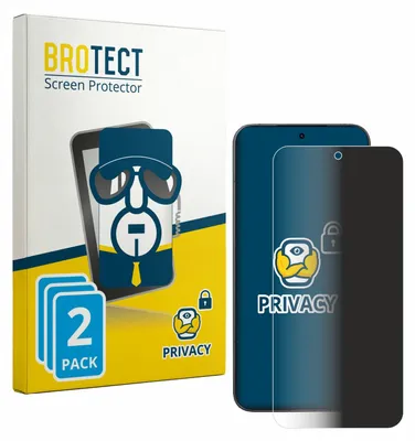 Produktbild von 2x BROTECT Sichtschutzfolie für Xiaomi 17T Pro Anti-Spy Privacy Sichtschutz Blickschutz Folie Blaulicht-Schutz