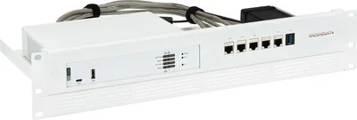 Zdjęcie produktu dla Rackmount.IT RM-SR-T14I, Mocowanie na firewall, Biały, 1 szt.