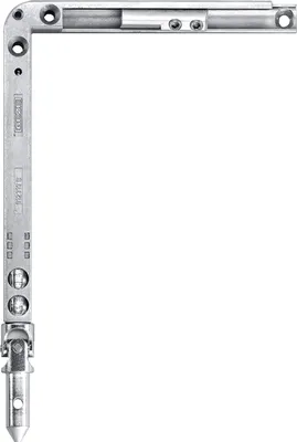 Produktbild von Geze Eckwinkelgetriebe Fz 90 Umlenkung mit integrierter Getriebe links max. Flügelgewicht 60kg verzinkt - 30809