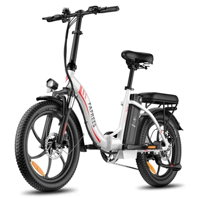 Produktbild von FAFREES F20 Elektrisches Fahrrad - Motor 250W Akku 36V18Ah 20'' Scheibenbremsen - Weiß