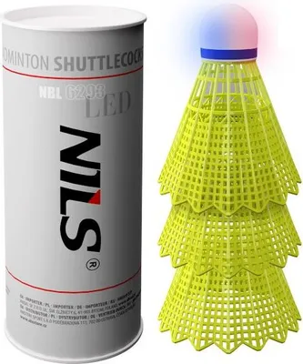 Obrázek produktu pro Badmintonové míčky NILS NBL6293 s LED 3 ks