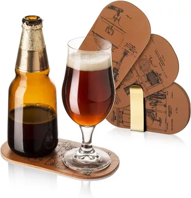 Immagine prodotto di Set 6 Sottobotttiglie/Bicchiere Birra