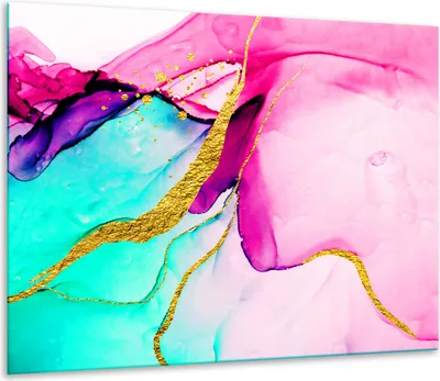 Produktbild von Herdabdeckplatten Glaskeramikkochfeld-Abdeckung Spritzschutz Glas 60x52cm Marmor