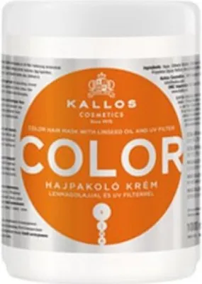 Produktbild von Kallos KJMN Color Hair Mask 1000ml, 1000 ml, Frauen, beschädigtes Haar, Gefärbtes Haar, Nährend, Schutz, Reparatur, Glanz, Weichmachend, Topf, 1 Stück(e)