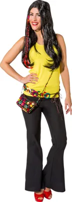 Produktbild von Batik Damentasche Woodstock Flower Power Damenhandtasche