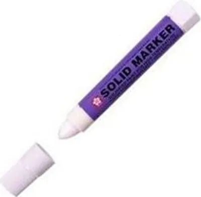 Produktbild von Sakura Industriemarker "Solid Marker" weiß