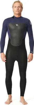 Produktbild von Rip Curl Omega 4/3 Mm Gb Steamer Langarm-neoprenanzug Mit Reißverschluss Am Rücken Schwarz MT Schwarz MT