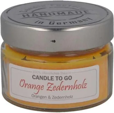 Produktbild von Candle Factory Candle to go, Zylinder, Orange, Orange, 20 h, 1 Stück(e)