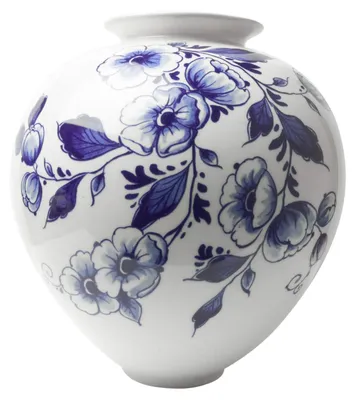 Produktbild von Heinen Delfts Blauw – Kugelvase Blumen groß