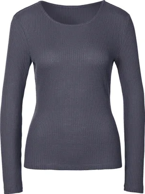 Produktbild von LASCANA Langarmshirt navy Größe 44/46