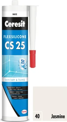 Obrázek produktu pro Ceresit Sanitární silikon CS 25 jasmin, 280 ml