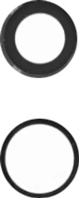 Produktbild von Kameraglas hinten für iPhone 11, schwarz