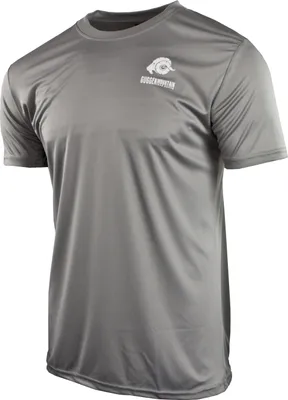 Produktbild von GUGGEN MOUNTAIN Herren Funktiosshirt Funktionswäsche Funktions T-Shirt Sport Outdoor Aktivitäten Schnelltrocknend Kurzarm Atmungsaktive Dunkelgrau M