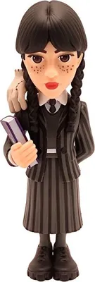 Produktbild von Minix Sammelfigur Mercoledì Addams zur TV-Serie, Modell 2, 12 cm hoch