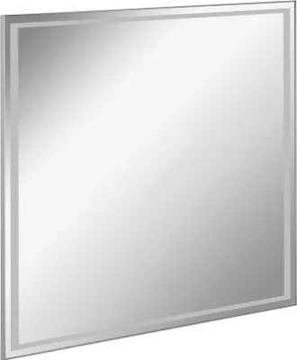 Produktbild von FACKELMANN LED Spiegel FRAMELIGHT 80 / Wandspiegel mit umlaufender LED / Maße (B x H x T): ca. 80 x 70 x 3 cm / Lichtfarbe: Kaltweiß / Leistung: 14,4 Watt / austauschbare LED-