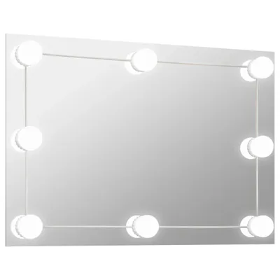 Immagine prodotto di Specchio a parete con illuminazione a LED Vetro rettangolare