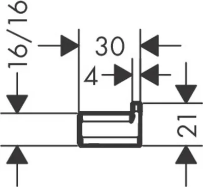 A technical drawing with dimensions for a product.