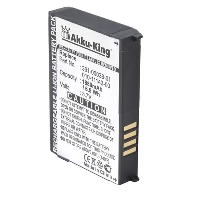 Produktbild von Akku kompatibel mit Garmin 361-00038-01 - Li-Ion 1880mAh - für Garmin Aera 500, 550, Nüvi 500, 510, 550, Zumo 210, 220, 600, 650, 660, 665, 665LM