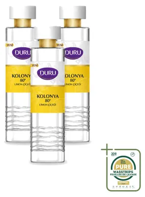 Immagine prodotto di 3 flaconi di Eau de Cologne Citroen Duru - 400 ml - Confezione risparmio - 3 pezzi