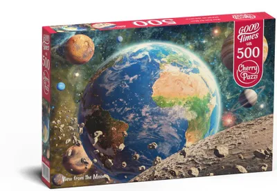 Immagine prodotto di Puzzle CHERRY PAZZI Vista dalla luna 500 pezzi