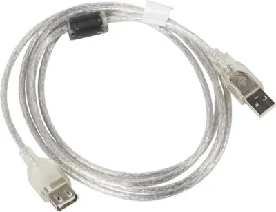 Immagine prodotto di Przedłużacz USB 2.0 Lanberg Męski - Żeński 1.8m Biały