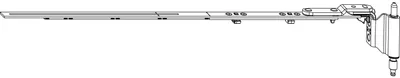 Drehband Mammut 180 kg, links, 12/20-13, Stahl silber