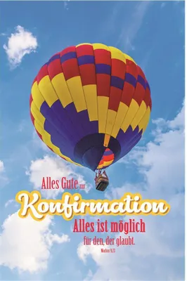 Produktbild von AV - Konfirmation - Glückwunschkarte im Format 11,5 x 17