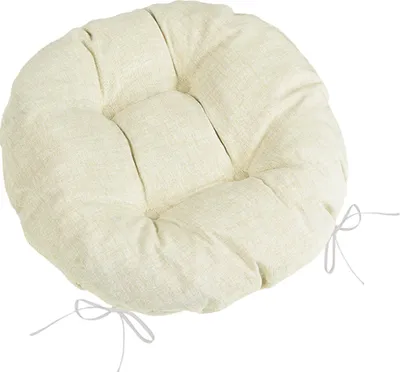 Produktbild von Sitz LADA rund gesteppt - Durchmesser 40 cm - Smetanová
