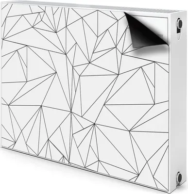 Produktbild von Magnet Heizung Verkleidung Abdeckung Heizung Heizkörperabdeckung 90x60 cm - Einfache, dreiecke