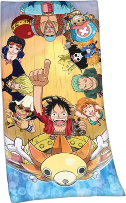Immagine prodotto di Asciugamano in velluto One Piece Straw Hat Pirates 75 x 150 cm