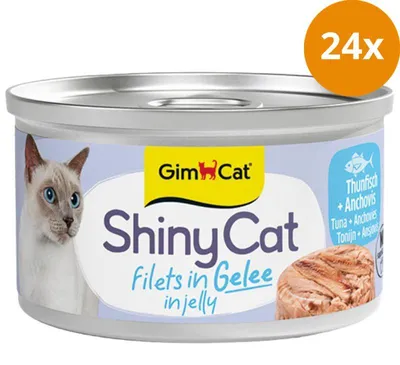 Produktbild von Gimpet ShinyCat in Jelly Thunfisch & Anchovies 70 g