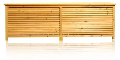 Zdjęcie produktu dla Skrzynia ogrodowa XXL brązowa skrzynia na poduszki skrzynia na poduszki meble ogrodowe patio