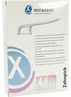 Produktbild von MIRADENT Zahnseidensticks Zahnpick