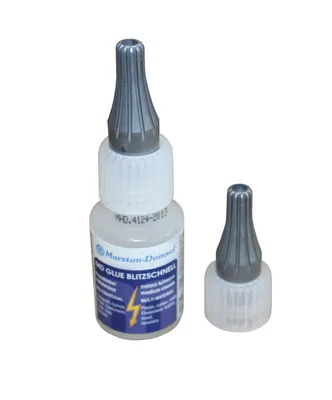 Produktbild von 3x Marston-Domsel Rapidkleber BLITZSCHNELL 20g Flasche + 3x Ersatzverschluss Set