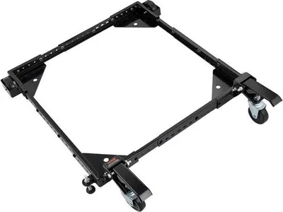 Produktbild von Verstelbare wasmaschinenbasis mit 2 Radpaaren Q235-Stahl, 381x381-914x914mm, 317,5kg