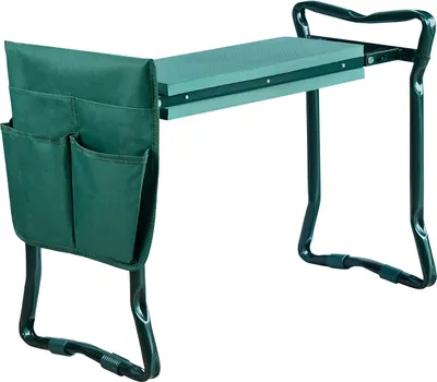 Immagine prodotto di Sgabello da giardino Wolketon con ginocchiera in EVA per lavori in casa e in giardino Panca da giardino con capacità di carico di 150 kg