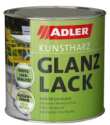 Produktbild von ADLER Kunstharz Glanzlack - RAL7035 Lichtgrau 750 ml - glänzend