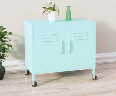 Produktbild von Möbel Lagerschrank Mintgrün 60x35x56 cm Stahl - Kommoden &3337