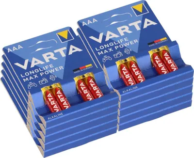 Produktbild von 40x Varta 4703 Longlife Max Power Micro Batterie AAA (10x 4er Blister)
