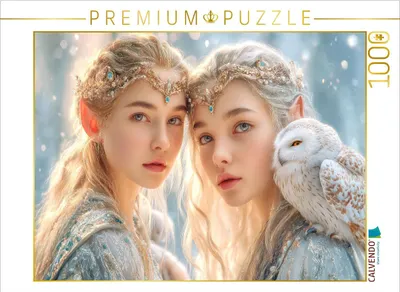 Produktbild von CALVENDO Puzzle Elfenkinder | 1000 Teile Lege-Größe 64x48cm Foto-Puzzle für glückliche Stunden