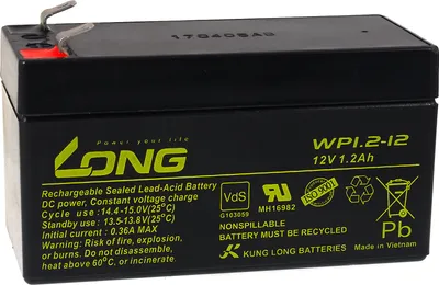 Image de Kung Long batterie plomb WP1.2-12 VdS