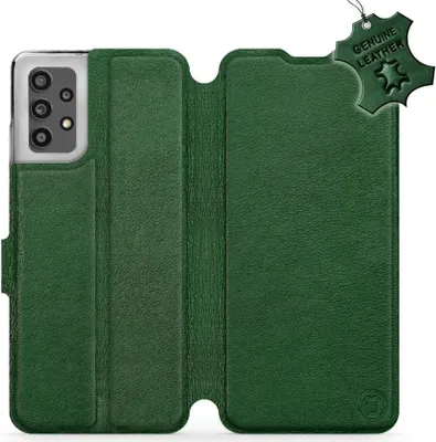 Produktbild von Echtleder Handyhülle für Galaxy A32 4G, Mobiwear Leather, Grün